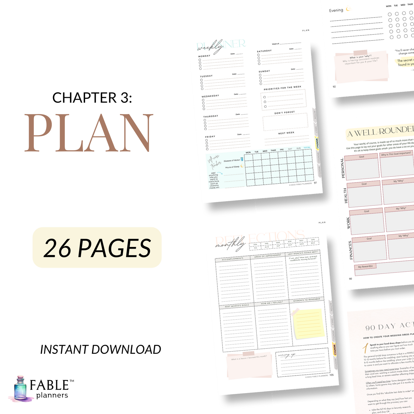 The Ultimate Wedding Dress Planner | PDF Instant Download